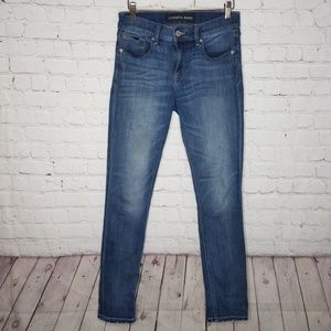 Express Jeans Super Skinny Mid Rise Stretch Denim